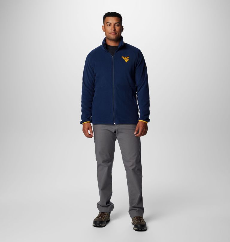 herre collegiate flanker iv fleecejakke - west virginia - tall