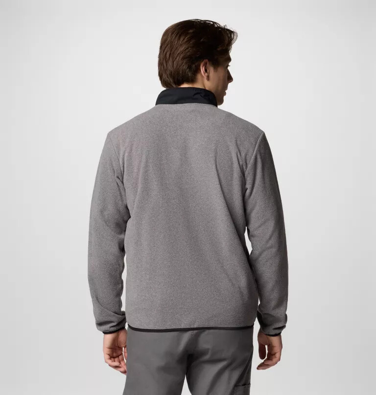 herre sequoia grove fleece med lynlås