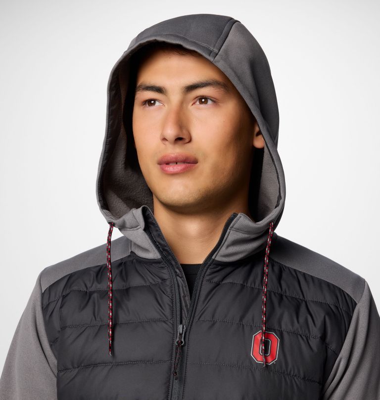 herre collegiate out-shield hybrid hættetrøje - ohio state