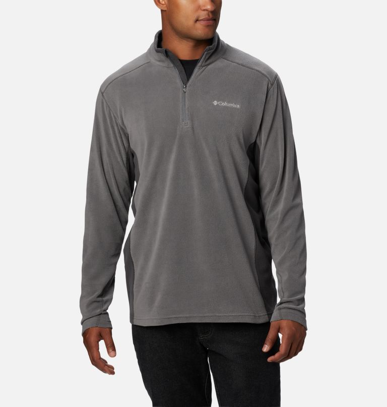 herre klamath range ii fleecepullover med halv lynlås