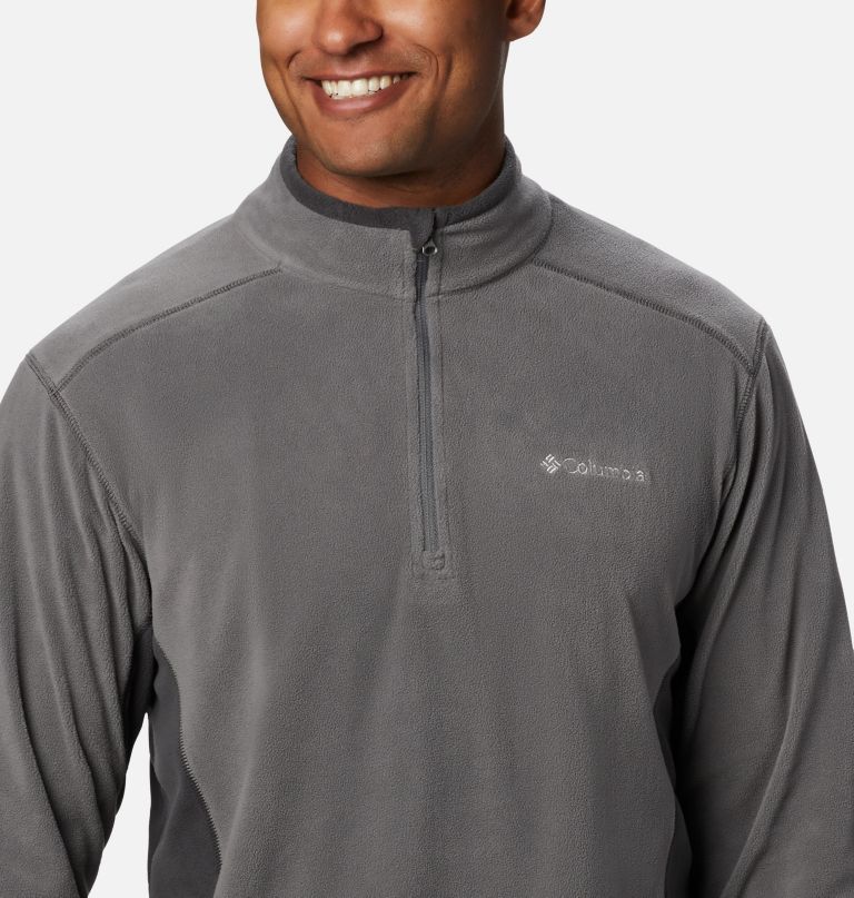 herre klamath range ii fleecepullover med halv lynlås