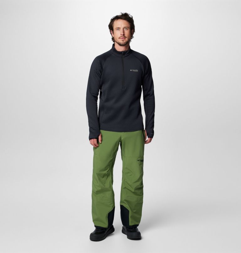 herre crystal leaf omni-heat helix halv lynlås pullover