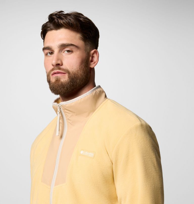 herre sequoia grove fleece med halv lynlås