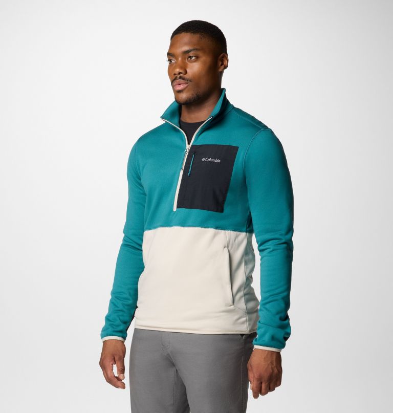 herre columbia hike half zip ii jakke