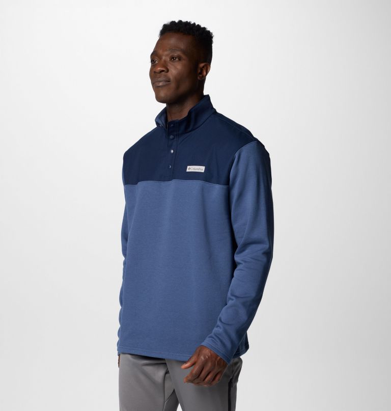 herre pitchstone overlay half snap pullover