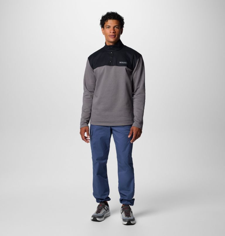 herre pitchstone overlay half snap pullover