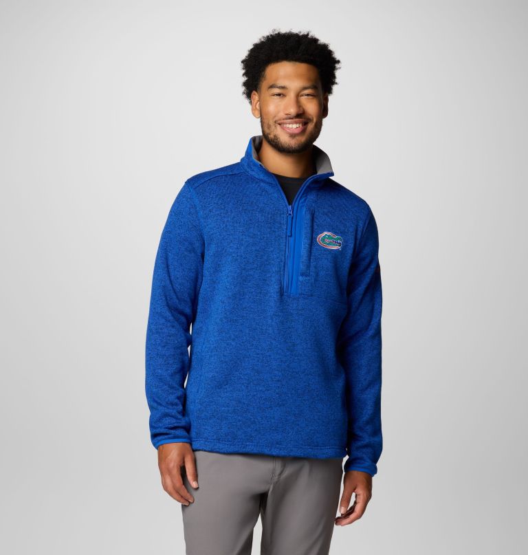 herre college sweater weather fleece halv lynlås pullover - florida