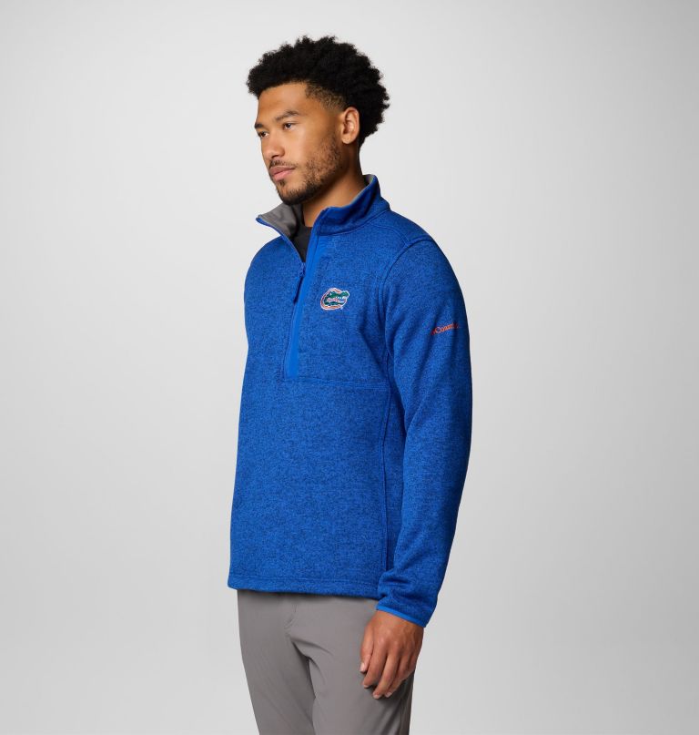 herre college sweater weather fleece halv lynlås pullover - florida