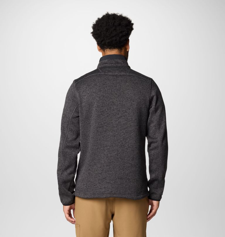 herre college sweater weather fleece halv lynlås pullover - georgia