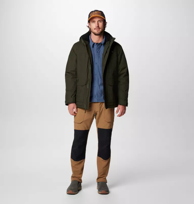 landroamer sherpa-foret jakke til mænd