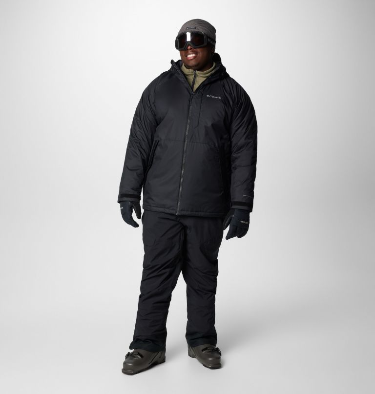 herre snowy summit jakke - stor