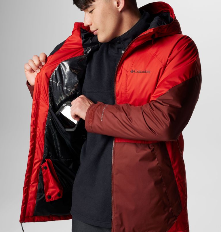 herre snowy summit jakke - tall