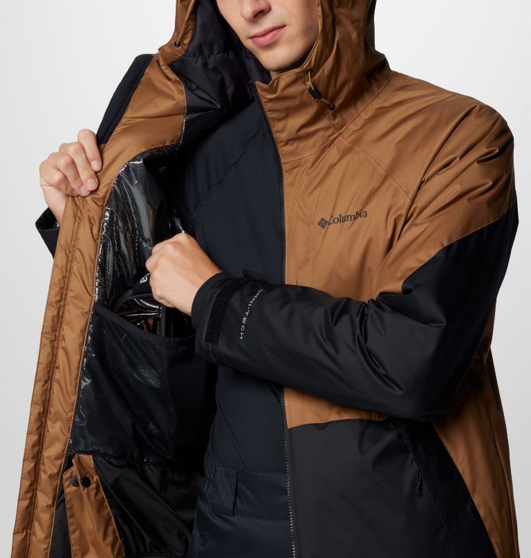 herre snowy summit jakke - tall