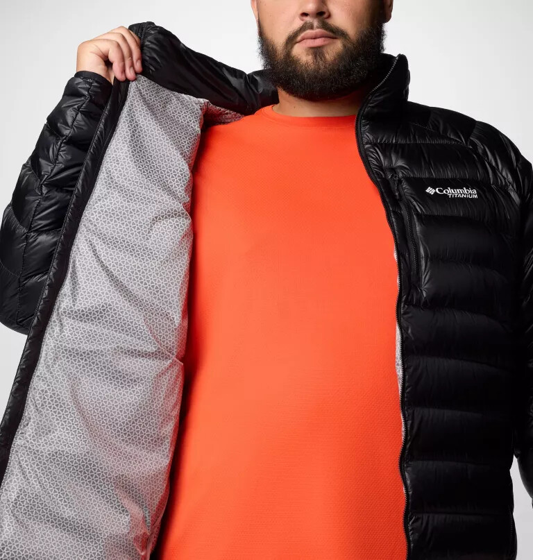 herre arctic crest dunjakke - stor