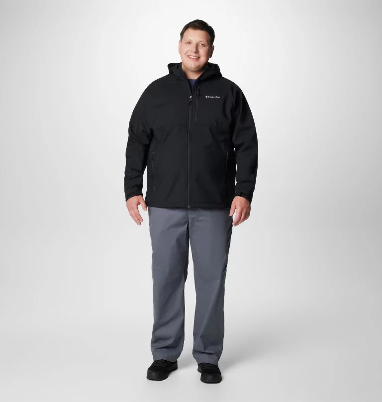 herre ascender ii hættetrøje med softshell - stor