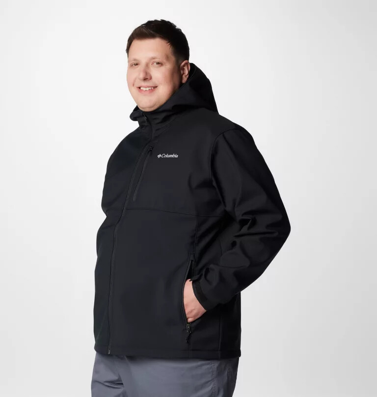 herre ascender ii hættetrøje med softshell - stor
