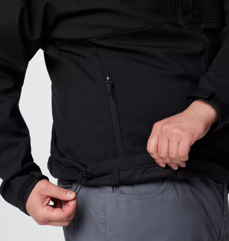 herre ascender ii hættetrøje med softshell - stor