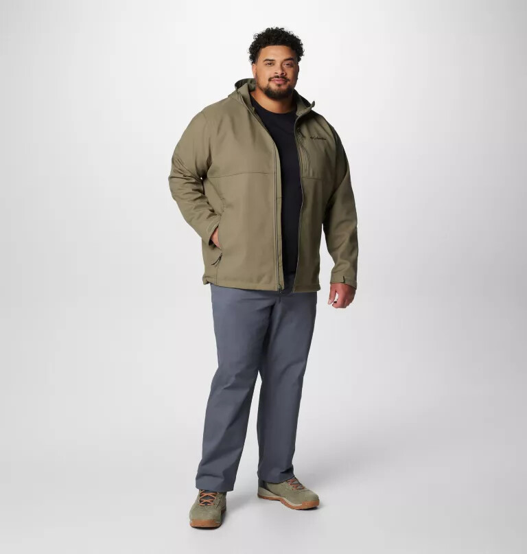 herre ascender ii hættetrøje med softshell - stor