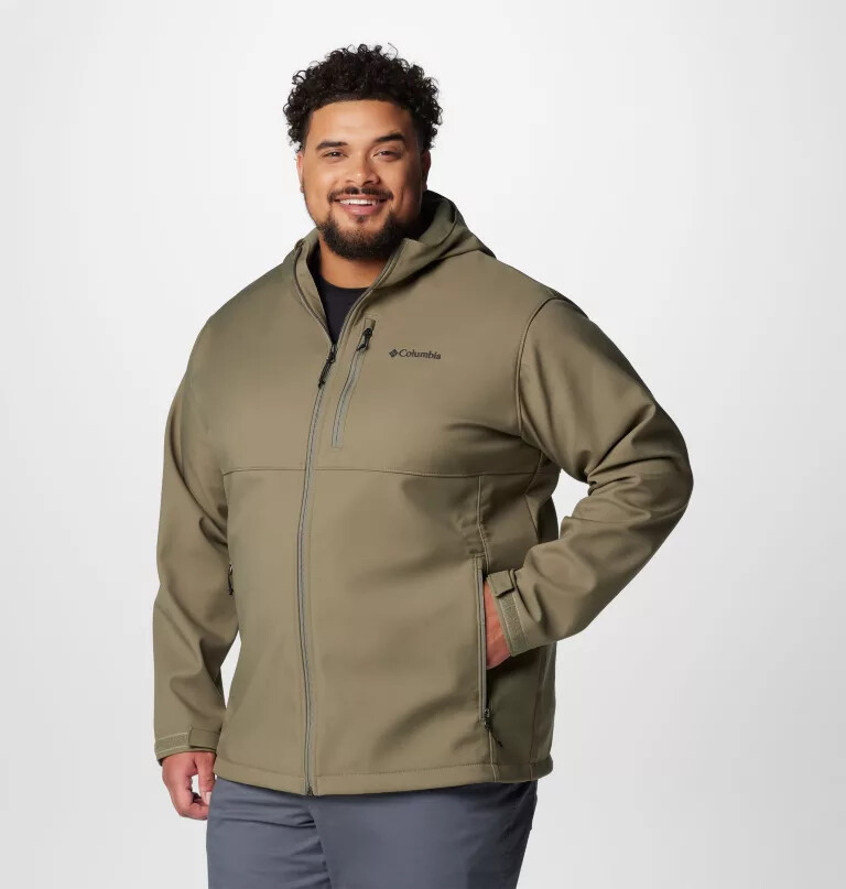 herre ascender ii hættetrøje med softshell - stor