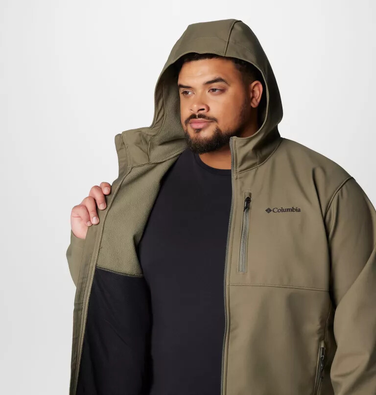 herre ascender ii hættetrøje med softshell - stor