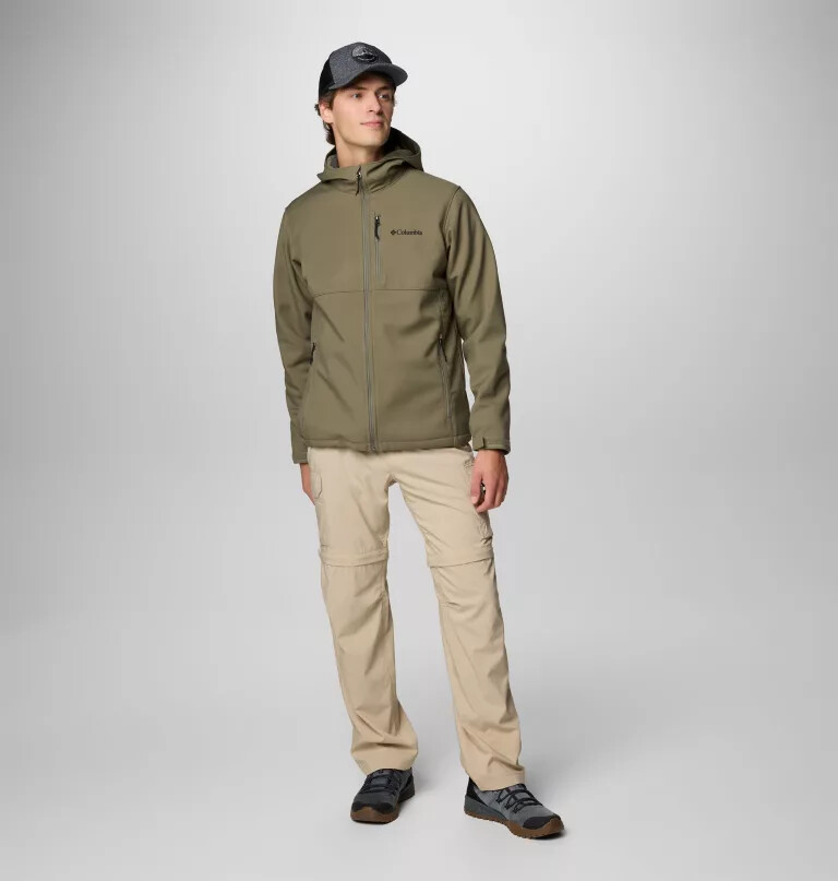 herre ascender ii hættetrøje med softshell - tall