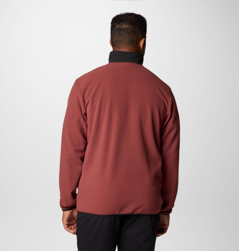 herre sequoia grove fleece med lynlås