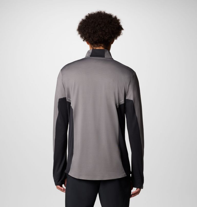 herre three pitch kort lynlås t-shirt