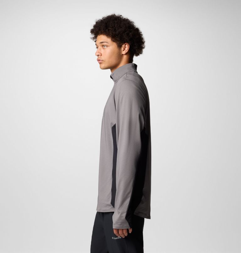 herre three pitch kort lynlås t-shirt