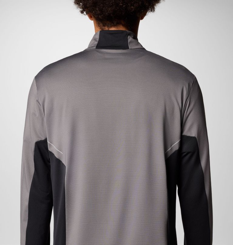herre three pitch kort lynlås t-shirt