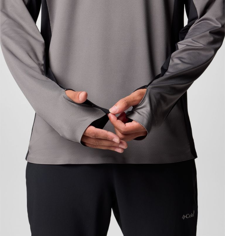 herre three pitch kort lynlås t-shirt