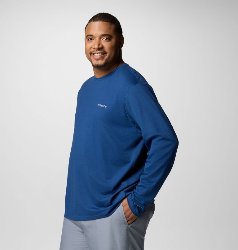 herre canyonland trail langærmet t-shirt - stor