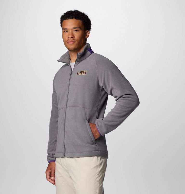 herre collegiate flanker iv fleecejakke - lsu