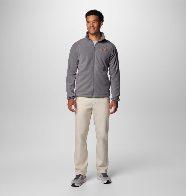 herre collegiate flanker iv fleecejakke - lsu