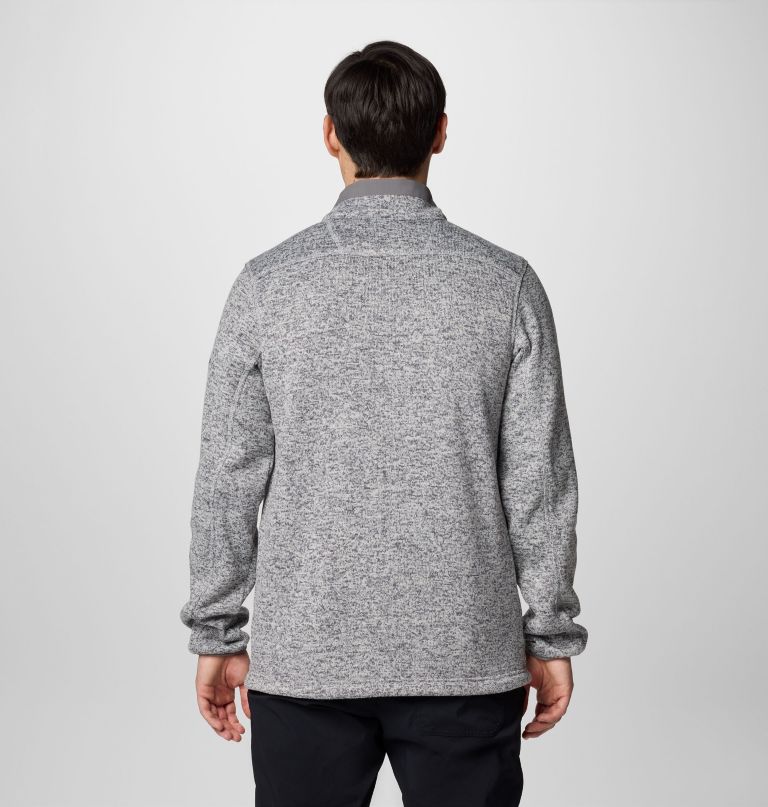 herre college sweater weather fleece halv lynlås pullover - lsu