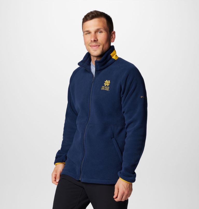 herre collegiate flanker iv fleecejakke - notre dame