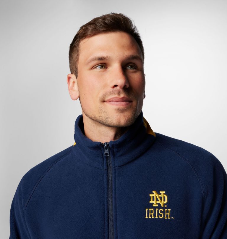 herre collegiate flanker iv fleecejakke - notre dame