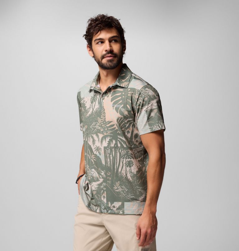 herre pfg super slack tide ii stretch polo