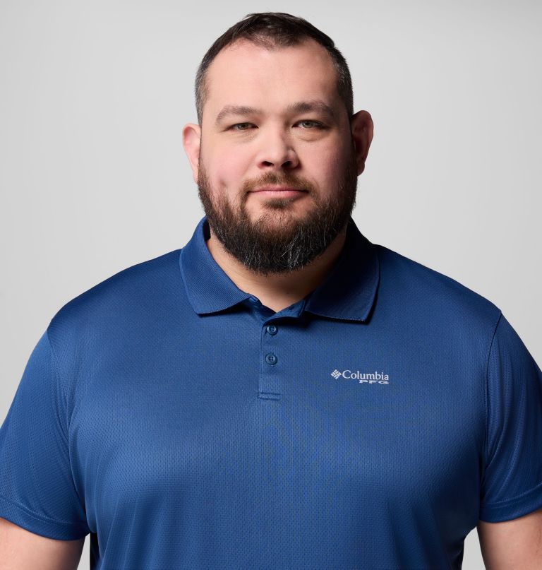 herre pfg solar stream poloshirt - stor