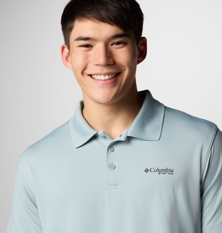 herre pfg solar stream poloshirt - tall