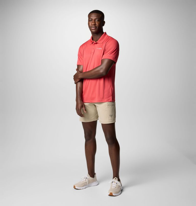 herre pfg solar stream poloshirt - tall