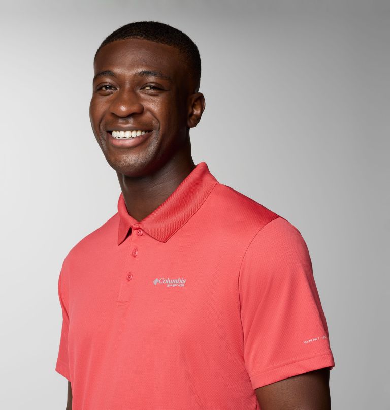 herre pfg solar stream poloshirt - tall