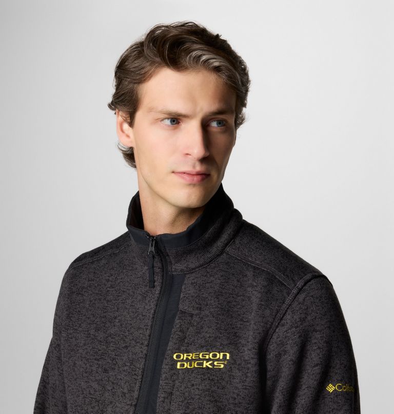 herre college sweater weather fleece halv lynlås pullover - oregon