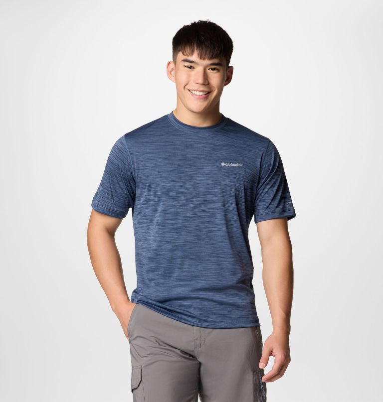 herre sage peak knit kortærmet crew-t-shirt