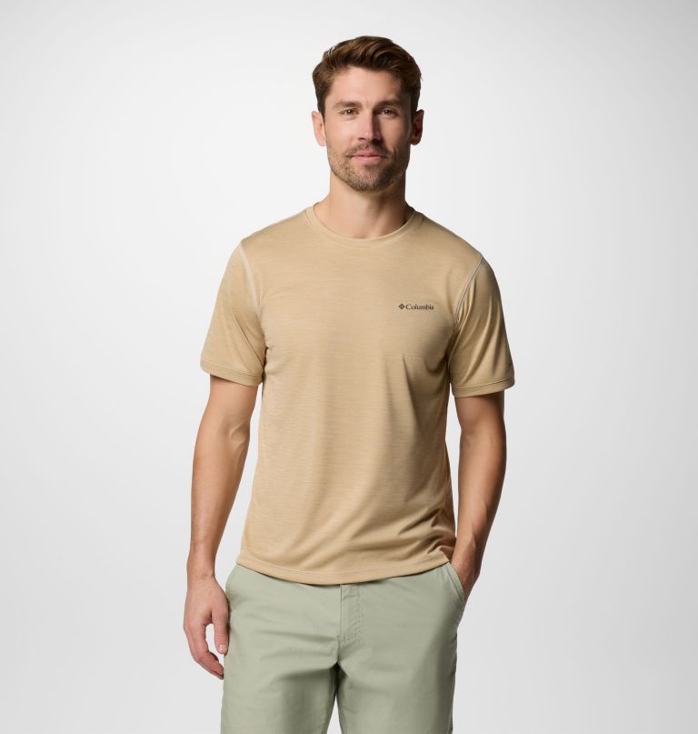 herre sage peak knit kortærmet crew-t-shirt