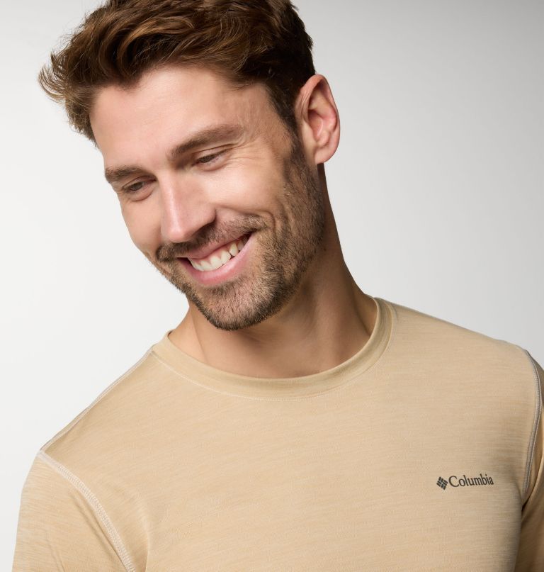 herre sage peak knit kortærmet crew-t-shirt