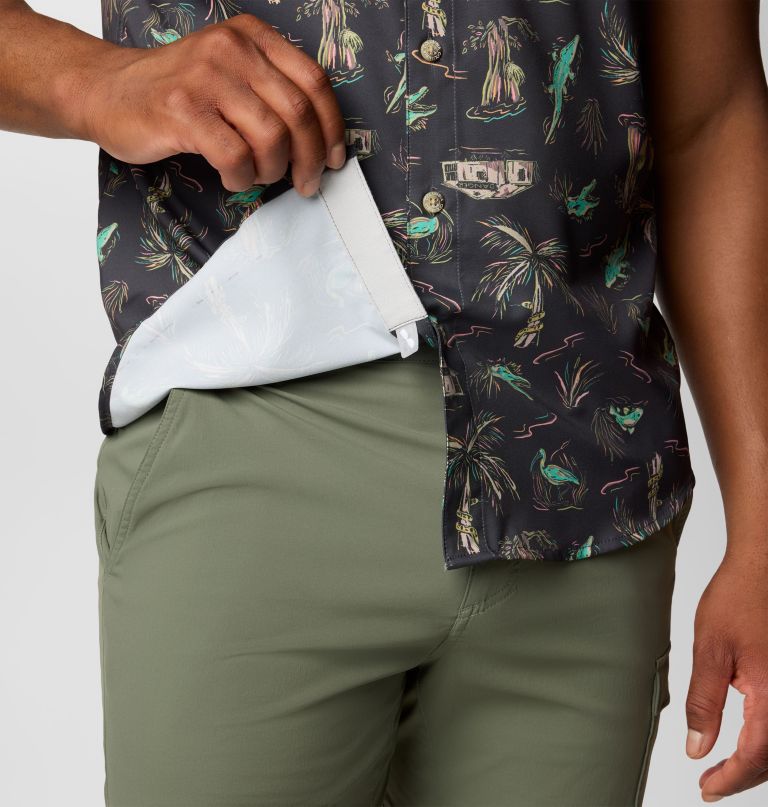 herre pfg uncharted printed kortærmet skjorte - tall