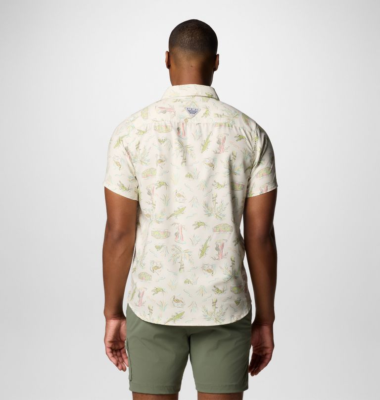 herre pfg uncharted printed kortærmet skjorte - tall