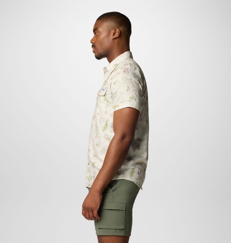 herre pfg uncharted printed kortærmet skjorte - tall