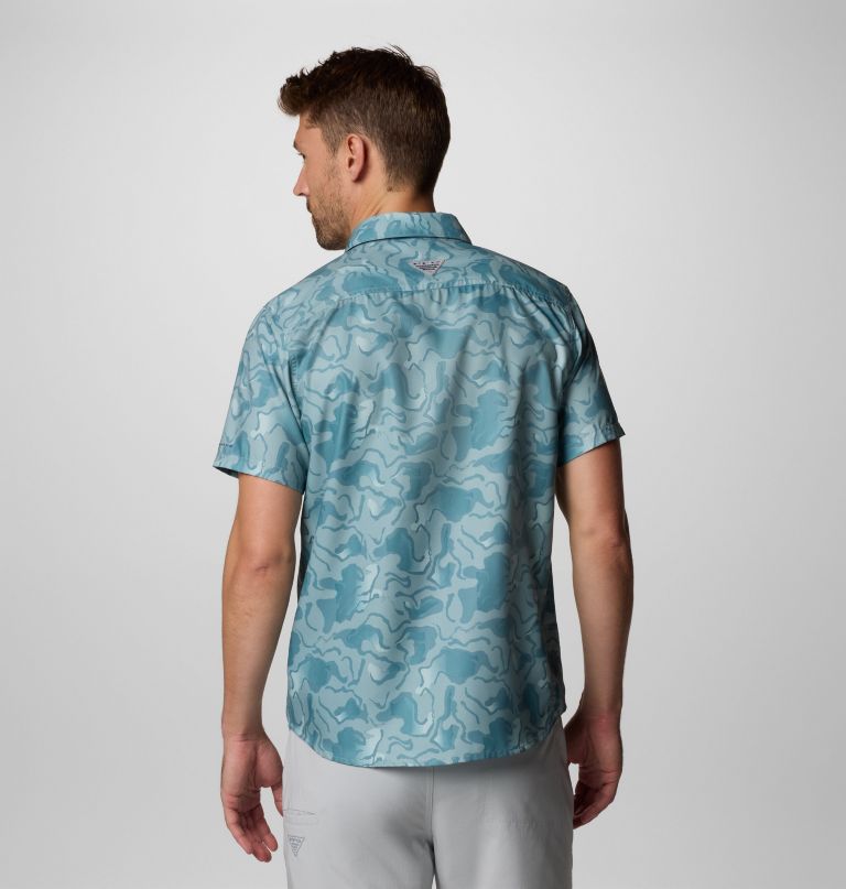 herre pfg uncharted printed kortærmet skjorte - tall