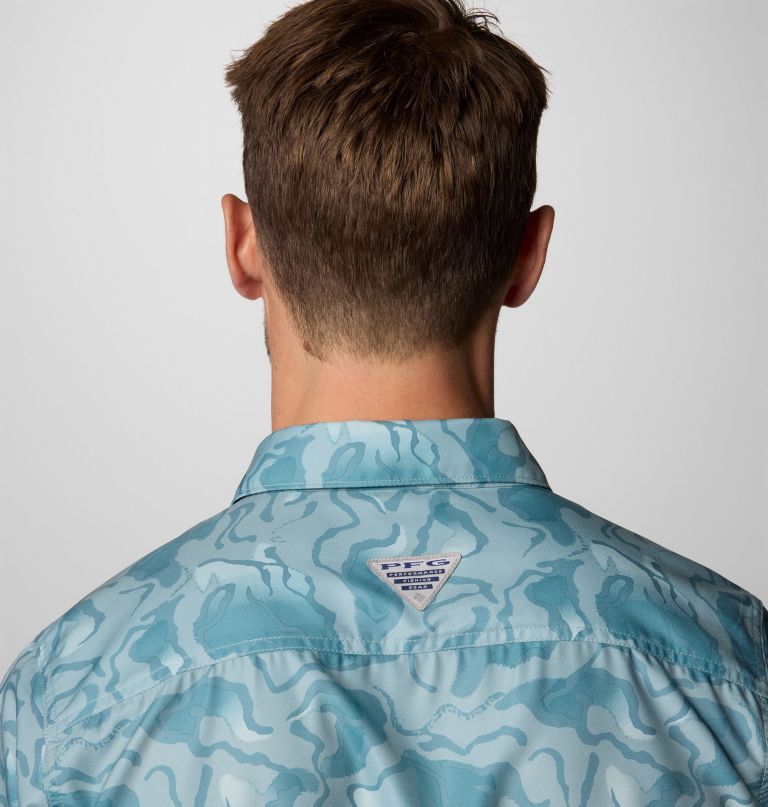 herre pfg uncharted printed kortærmet skjorte - tall